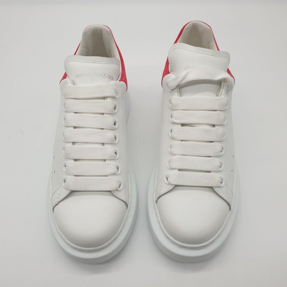 Alexander McQueen Leather Sneakers Size 37 - Picture 3 of 8